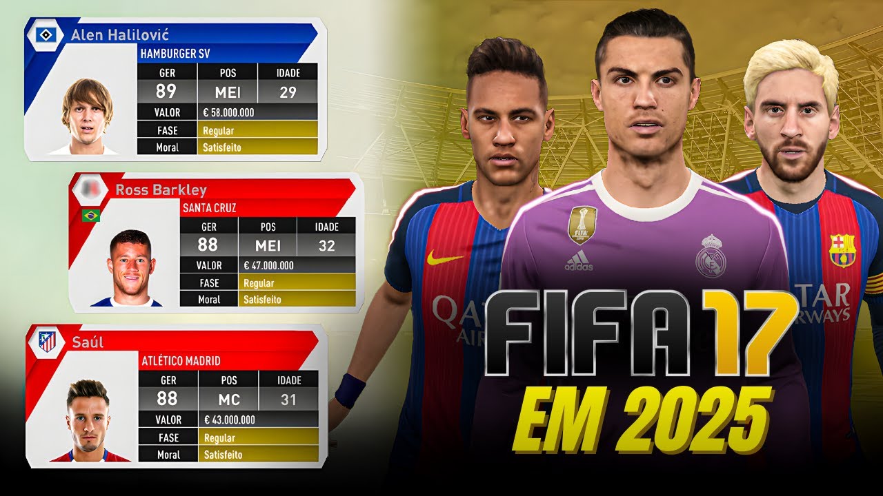 SIMULEI O FIFA 17 AT&Eacute; 2025! Aconteceu algo BIZARRO!