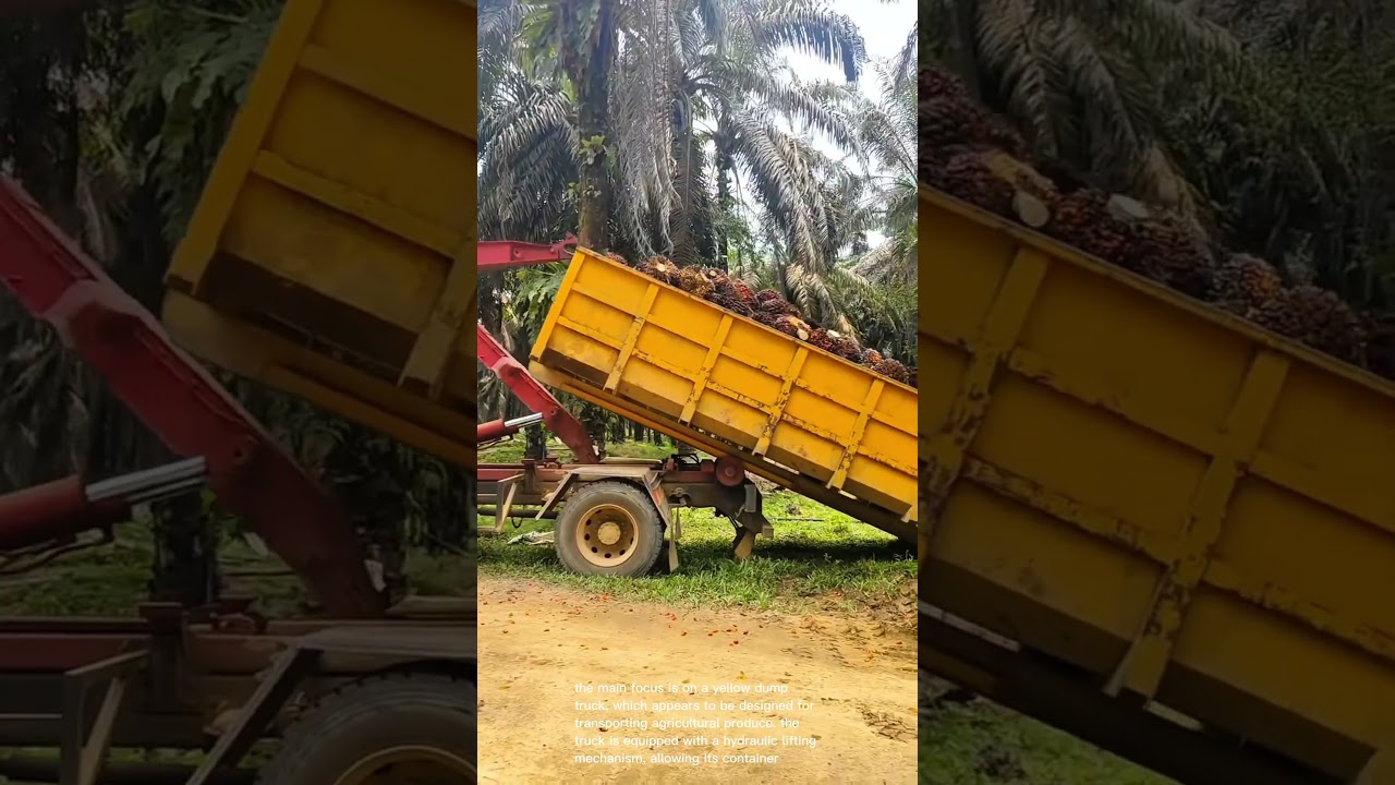 Palm Oil Harvesting: From Tree to Truck - Efficient Loading Process