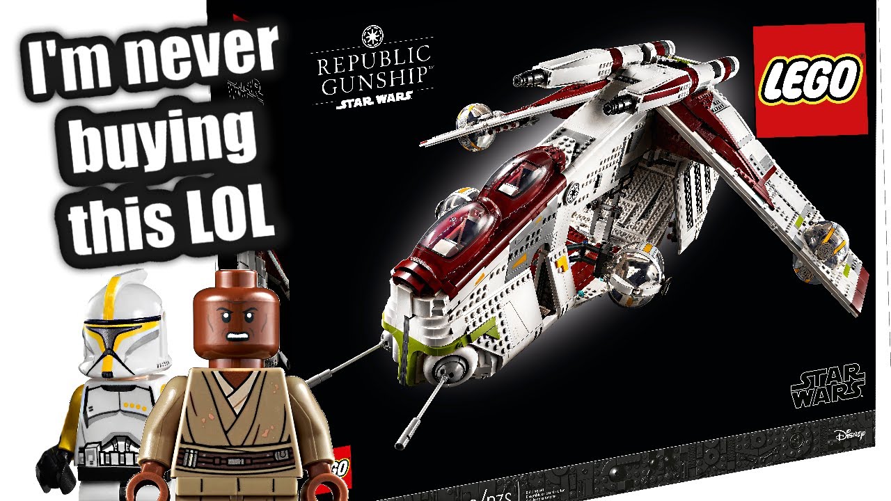LEGO Star Wars UCS Republic Gunship revealed! An easy SKIP for me! 😅