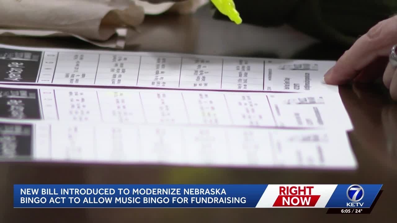 Nebraska Legislature considers allowing nonprofits to use music bingo as a fundraiser