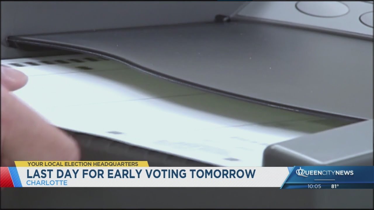 Saturday is last day for early voting in Charlotte primaries