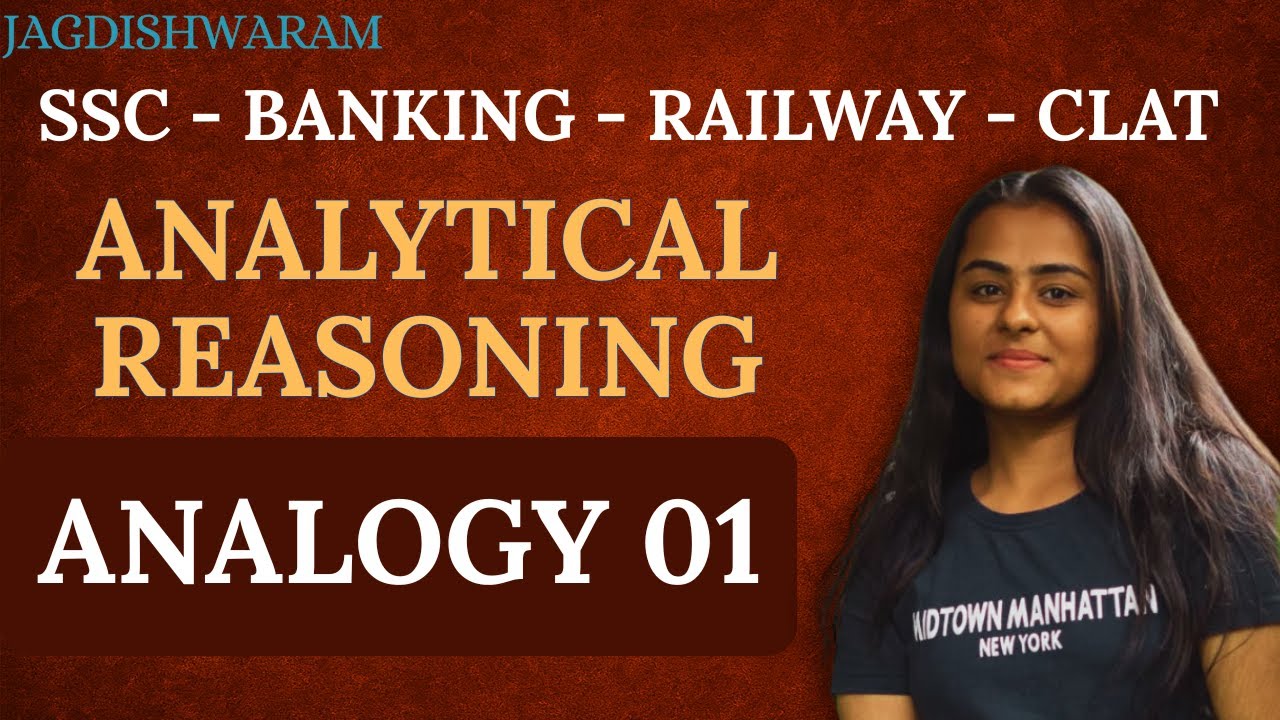 Analogy Class 01 | Analytical reasoning | Bhumi | Jagdishwaram