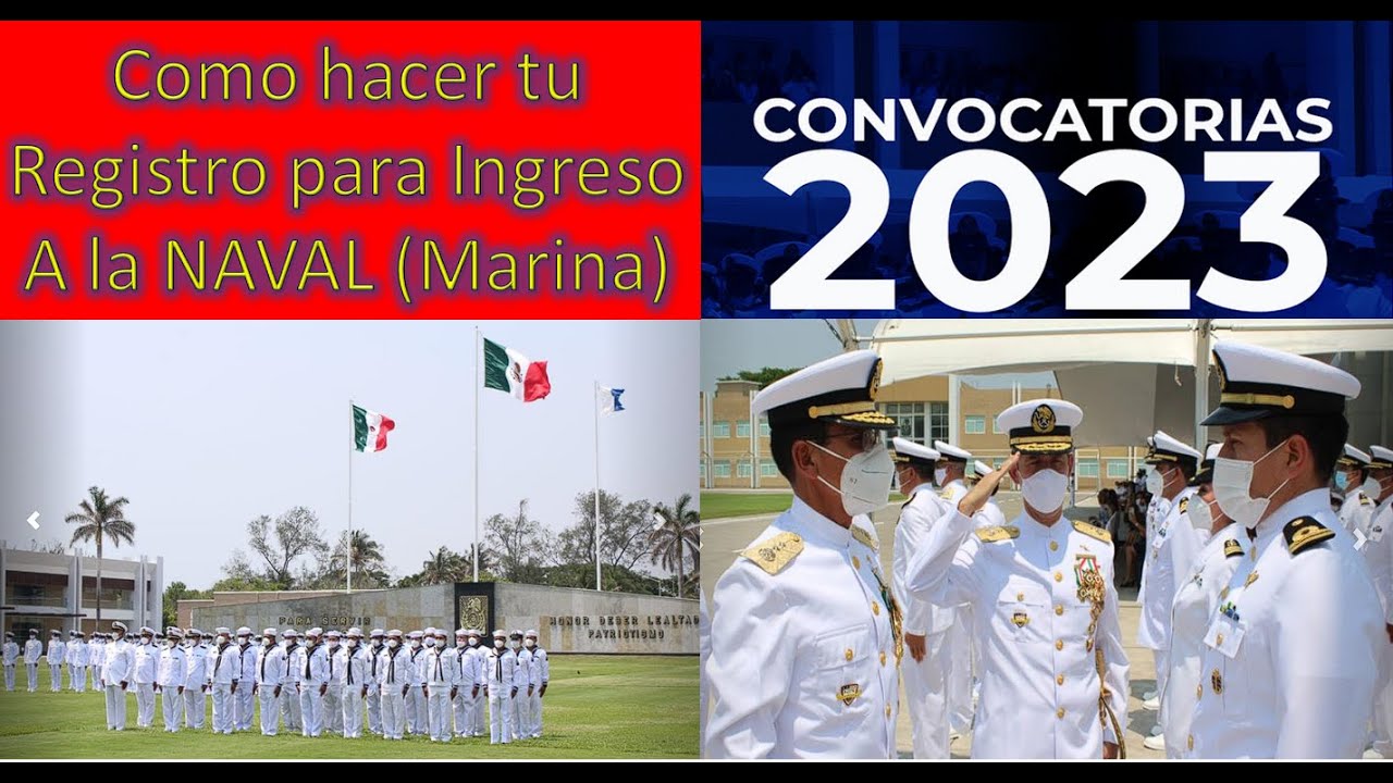 COMO HACER TU REGISTRO Convocatoria 2023 Universidad Naval - Proximamente 2024