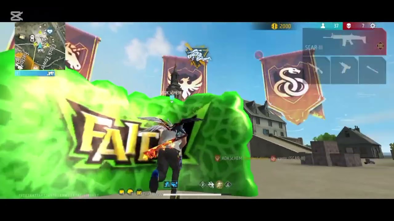 Try to play FREE FIRE!! Hem Ff