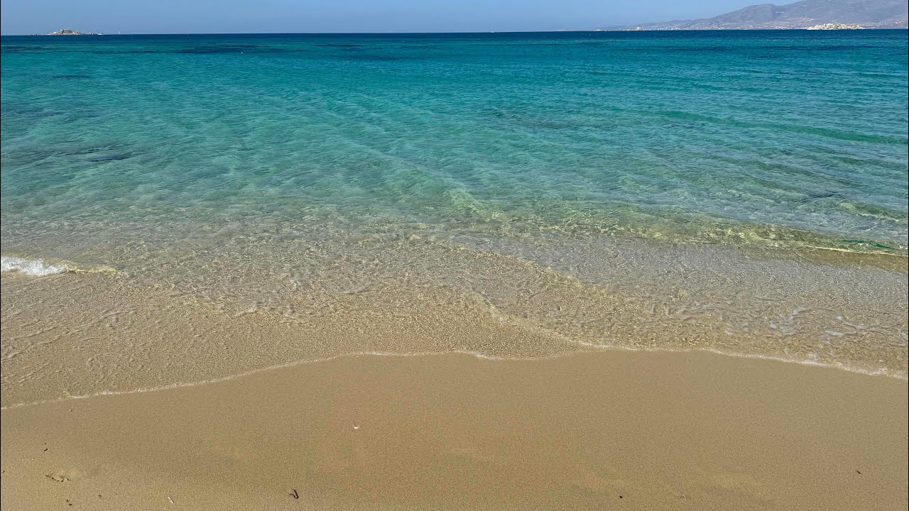 Plaka Beach in Naxos Island Cyclades Greece
