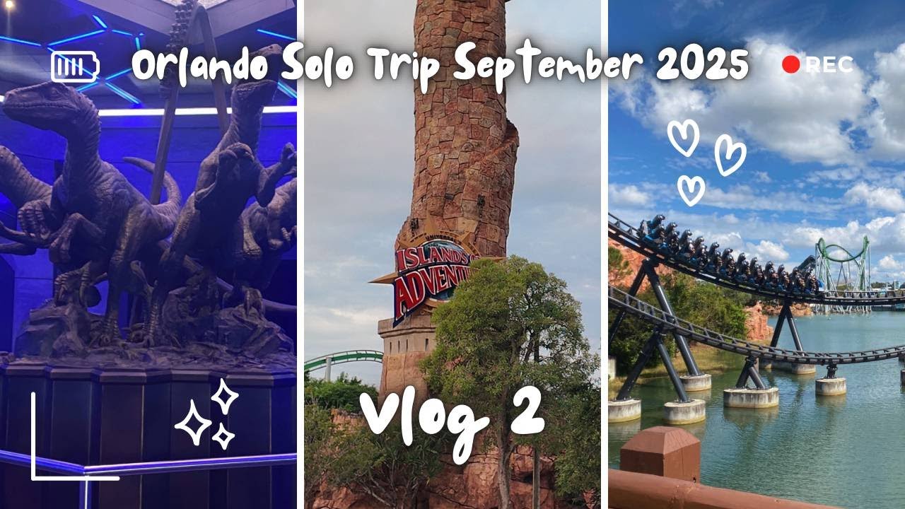 Solo Trip September 2025 I Zweiter Tag in ISLAND OF ADVENTURE
