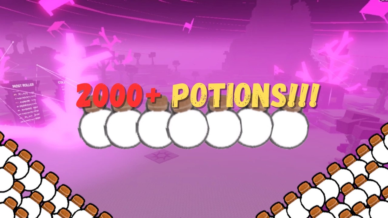 What 2000 POTIONS IN DREAMSPACE can get you in Sol's RNG!
