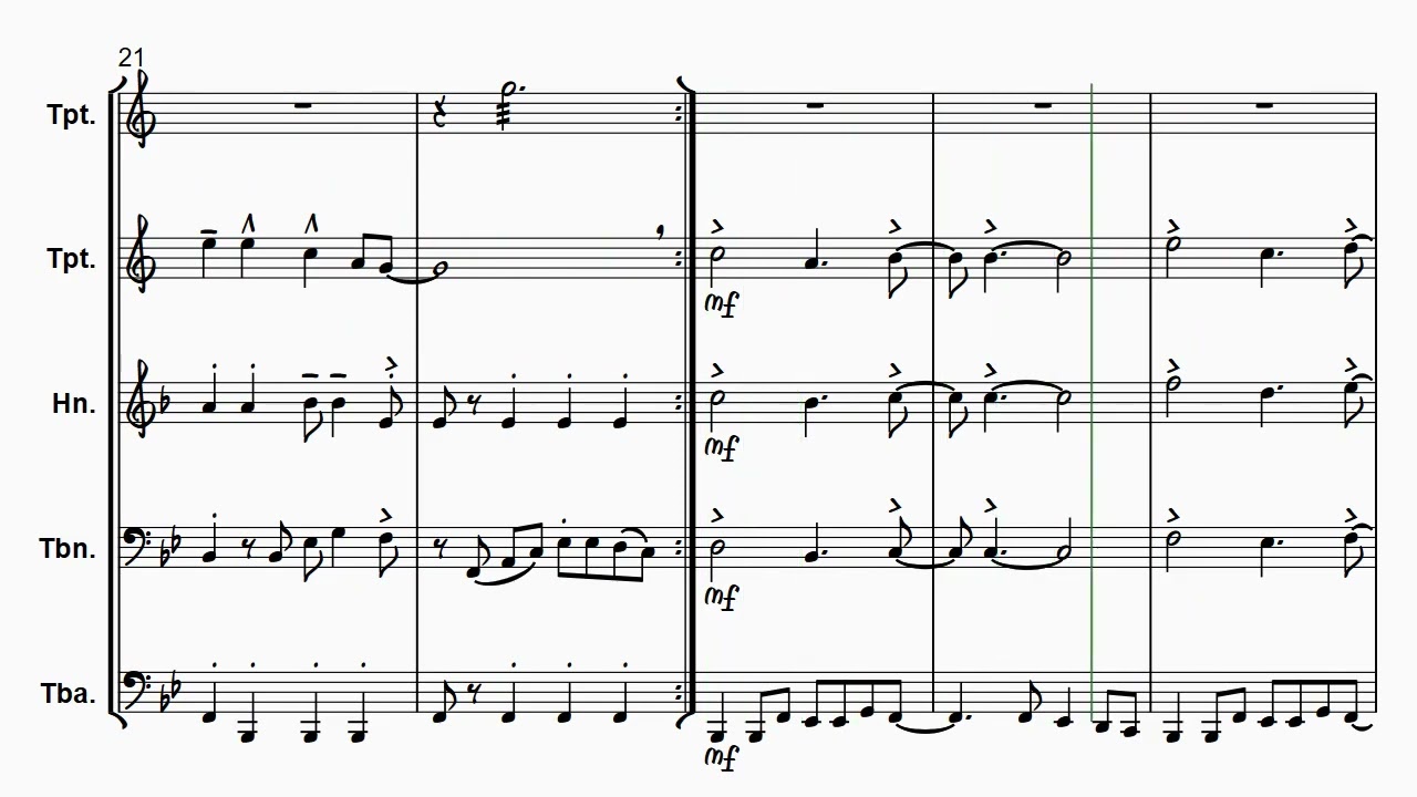 La Bamba for Brass Quintet