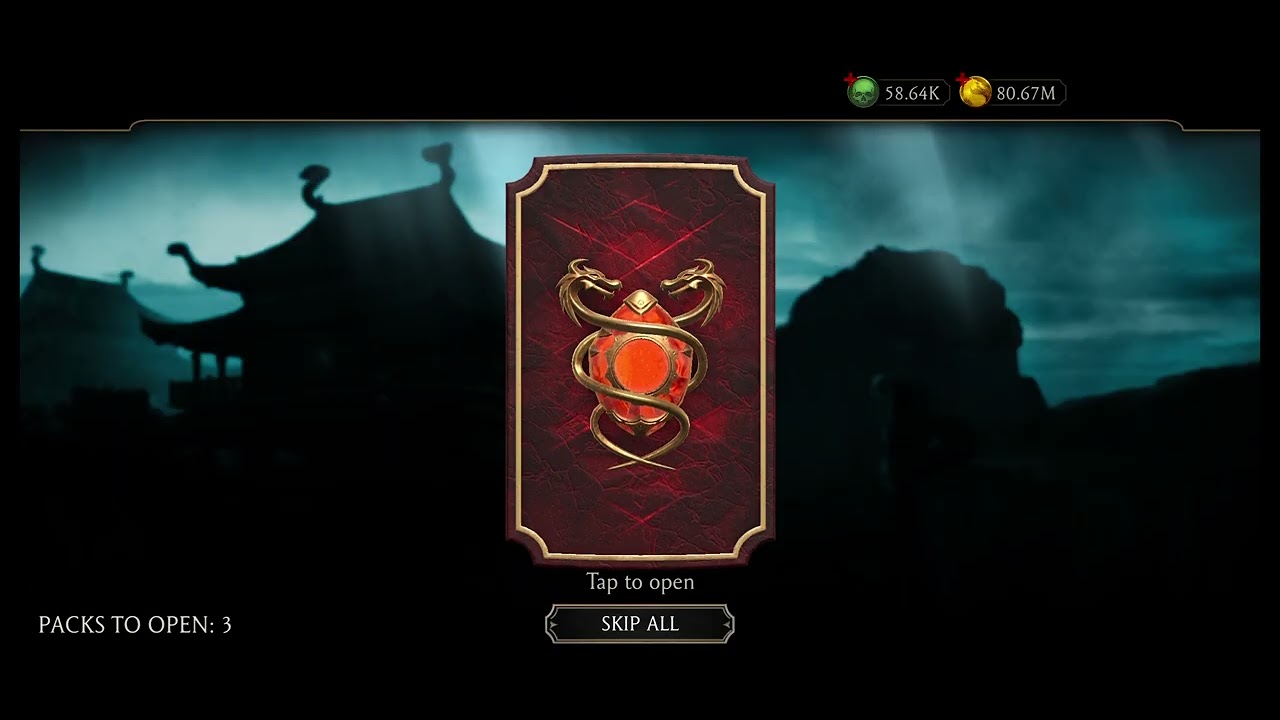 Opening MK11 frost summon pack