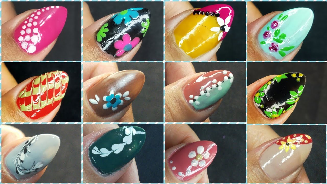 15 Insanely Easy Nail Art Designs at home 💅