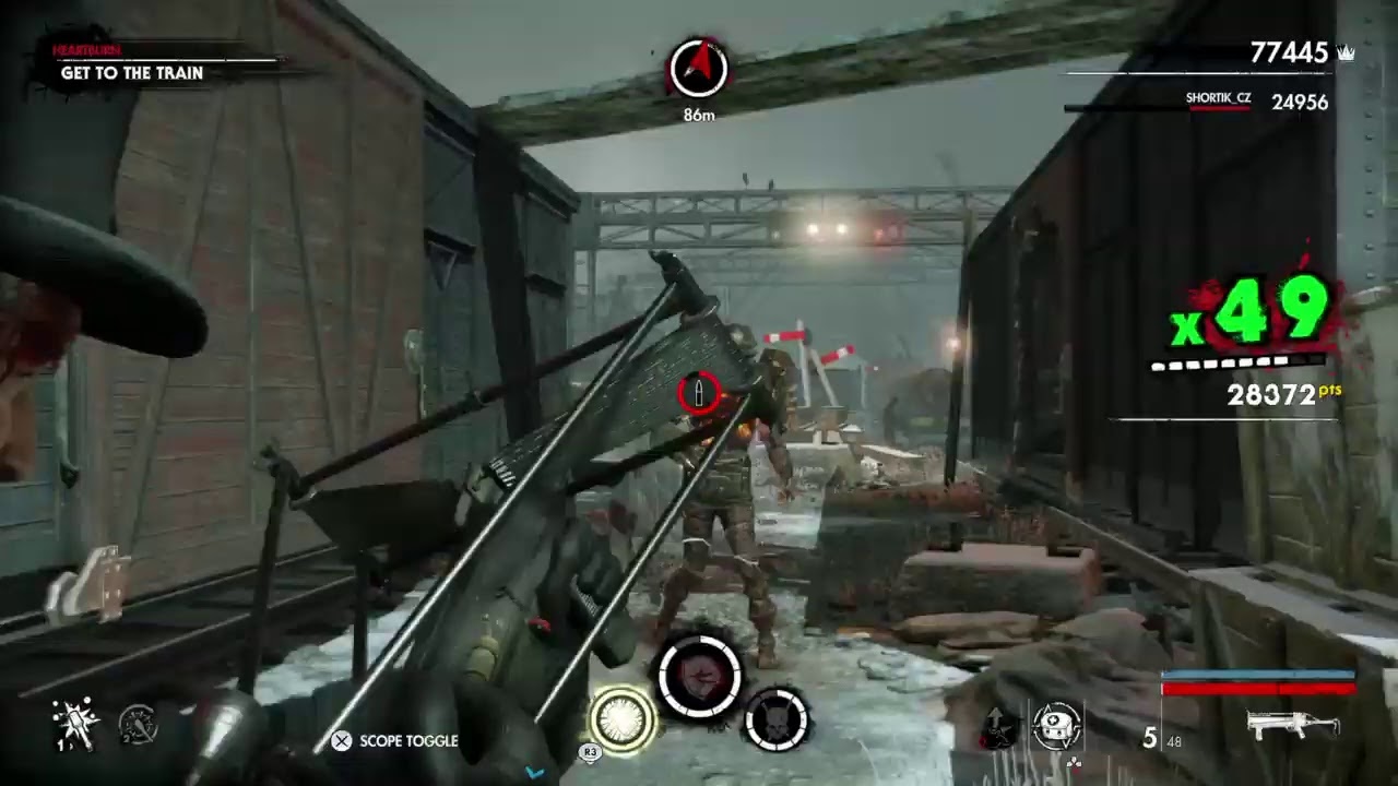 Destroyer build, Zombie Army 4, Damnation Valley, Hard