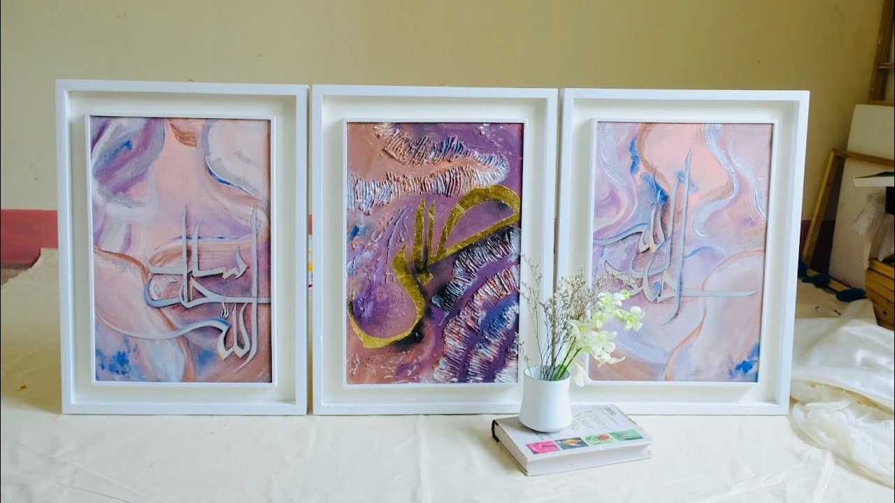 Pastel calligraphy project 2024