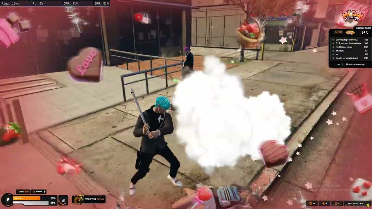 ยังคลีนในยุคที่โปรระบาด #fivem #gtav #moggy
