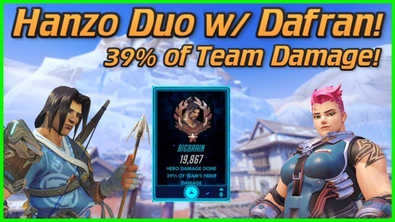 I Duoed w/ Dafran and POPPED OFF! 39% Of Team Damage (Samito Top 500 Hanzo)