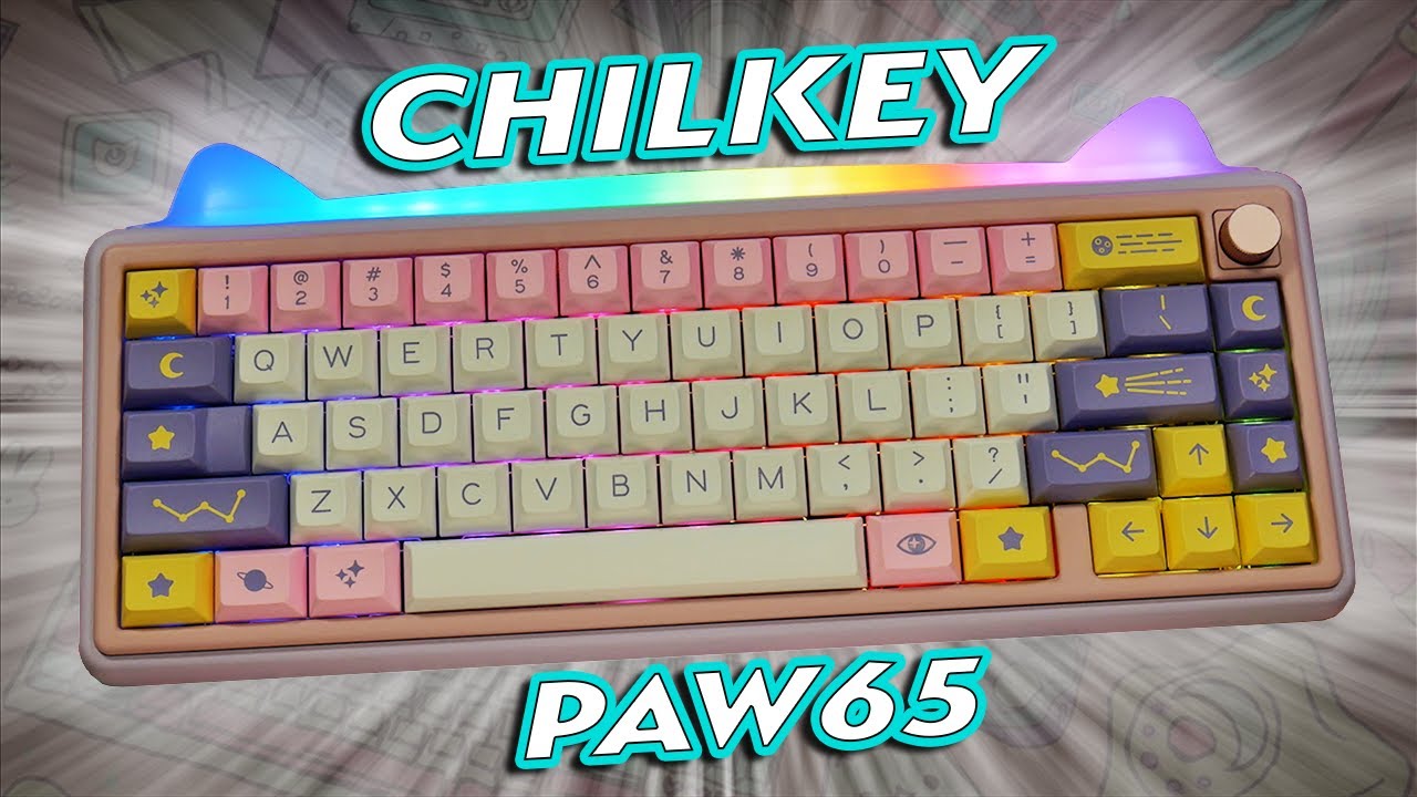 Обзор Chilkey Paw65: действительно хорошая клавиатура для кошек!