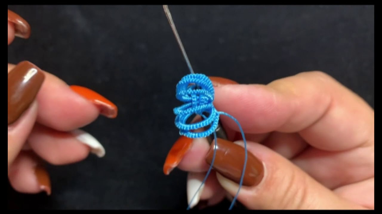 Frivolite Tatting Lesson 200 - Anillos apilados - Stacked Rings - Mad Zar