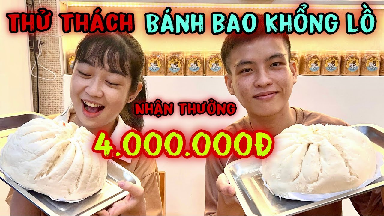 Hoàng Tốc Độ Và Yến Hugo Thử Thách 2 Bánh Bao 3kg Trong 18 Phút Nhận Thưởng 4.000.000