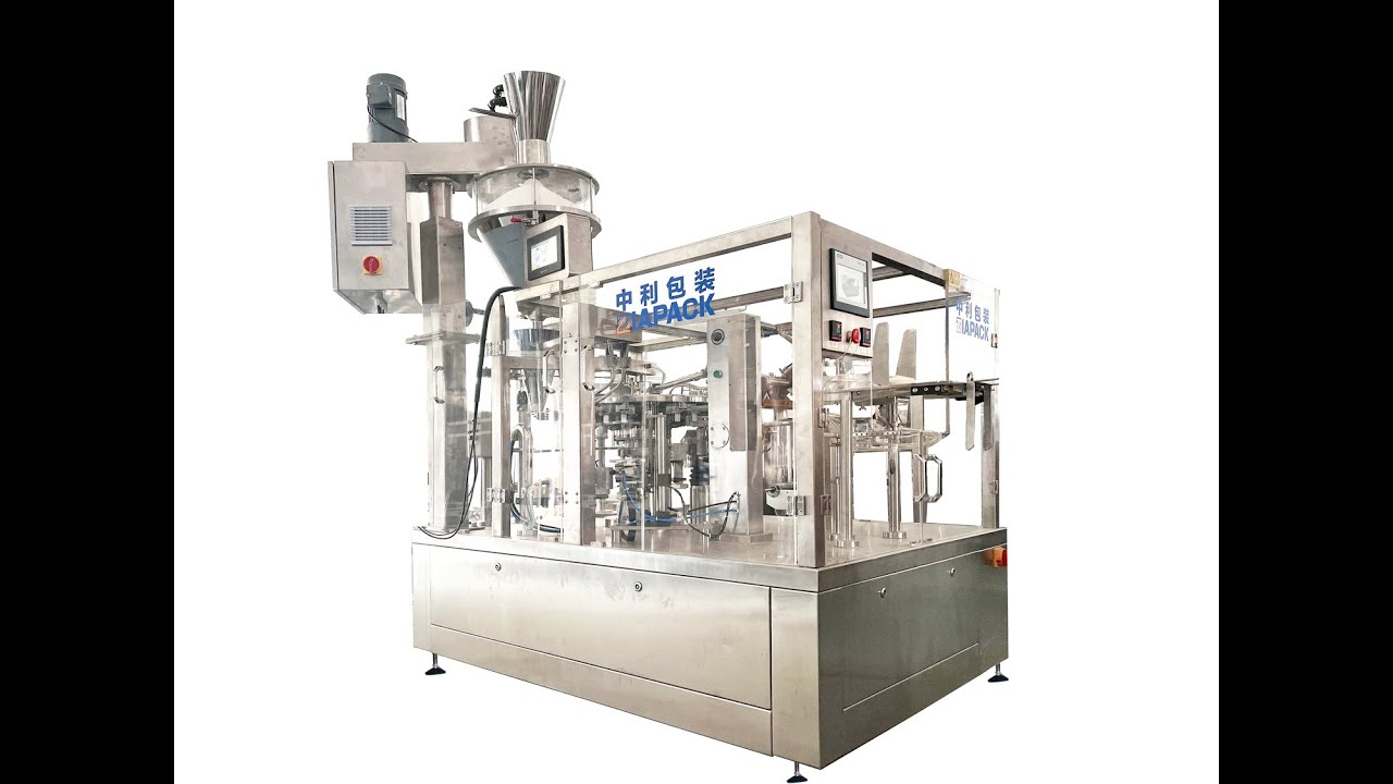 Automatic pre-made bag packaging machine for 1kg milk powder