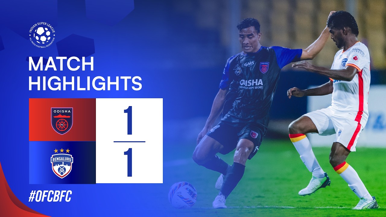 GW 11 Highlights | Odisha FC 1-1 Bengaluru FC | ISL 12