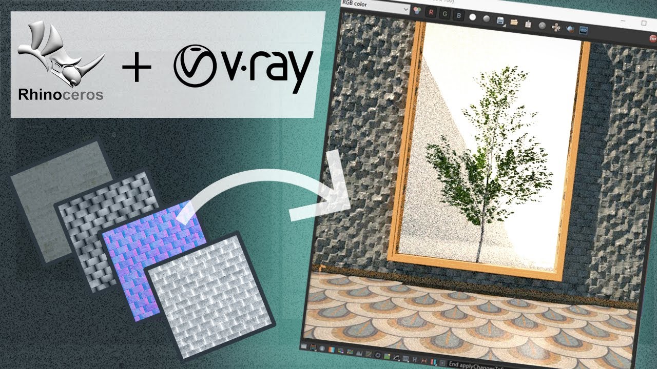 Material Creation - V-Ray for Rhino - PBR Materials