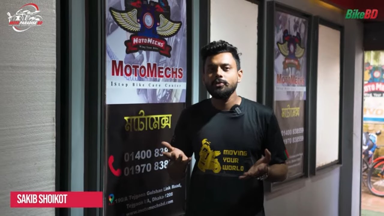 Before and after bike servicing comparison at Motomechs  with Sakib Shoikot @Sakib Shoikot