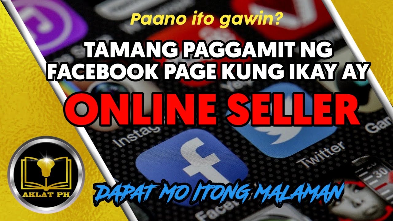 Tamang paggamit ng facebook page sa online selling | FACEBOOK PAGE TAGALOG
