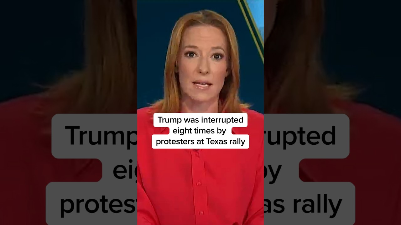Выступление Трампа в Техасе восемь раз прерывали протестующие