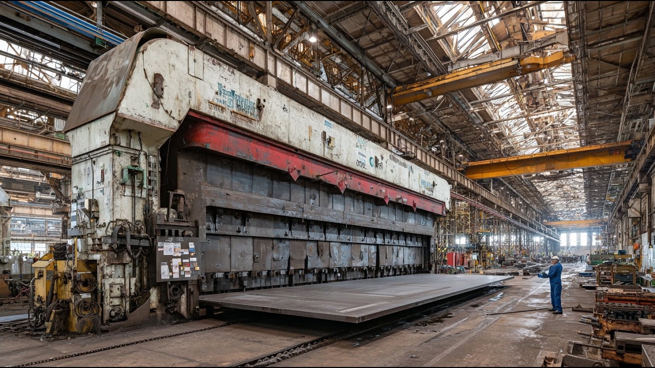 Inside Monster Machines That Bend, Cut & Forge Steel. Advanced Industrial Manufacturing Documentary