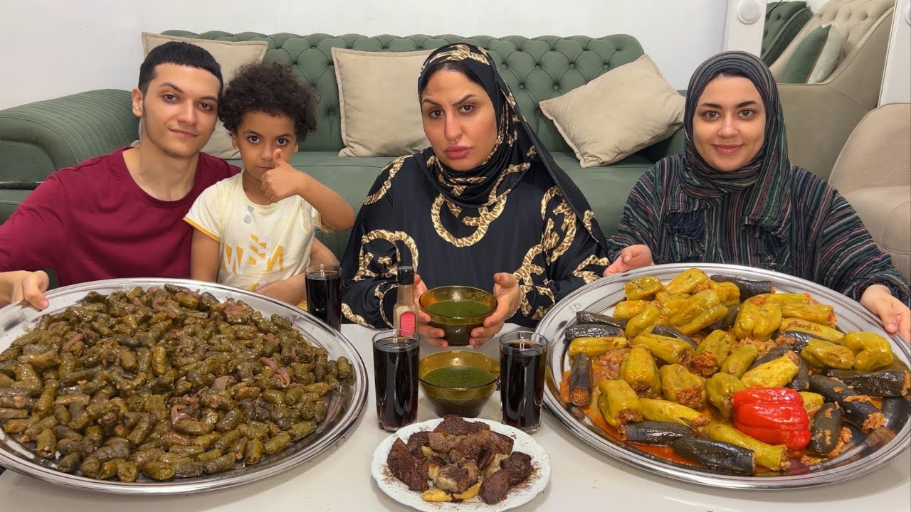 اكبر تحدي المحشي طلع اقوي مننا صنيه ورا التانيه وفي الاخر يحصل كده
