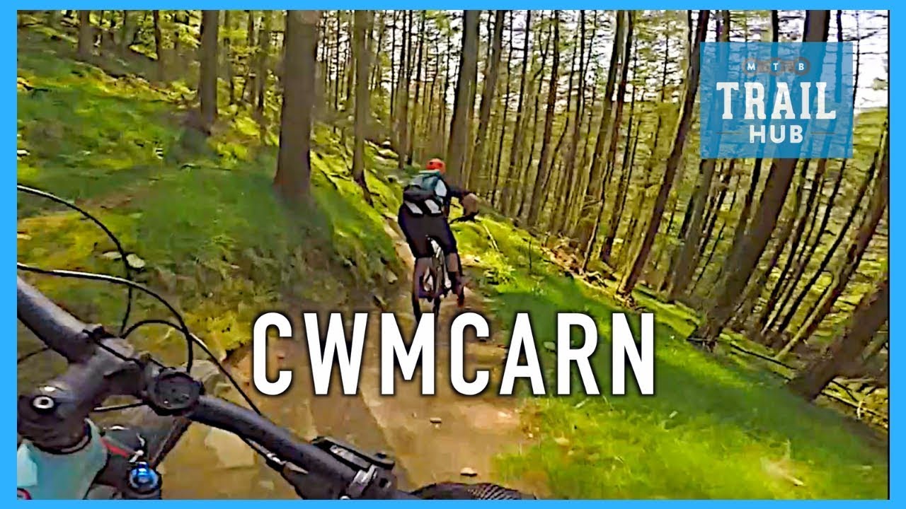 Riding Cafall loop and some DH at Cwmcarn Bike Park!