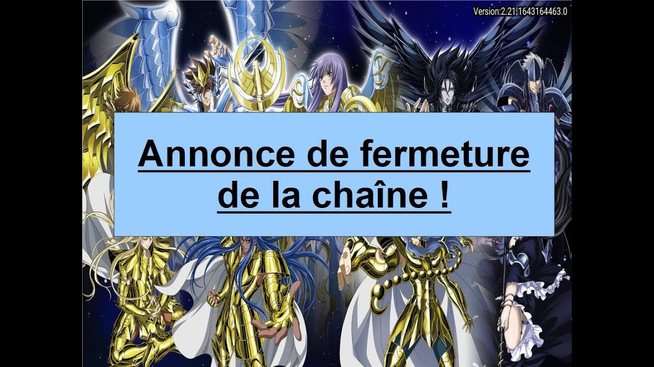 Toutes les bonnes choses ont une fin, arrêt du contenue VOD sur la chaine !