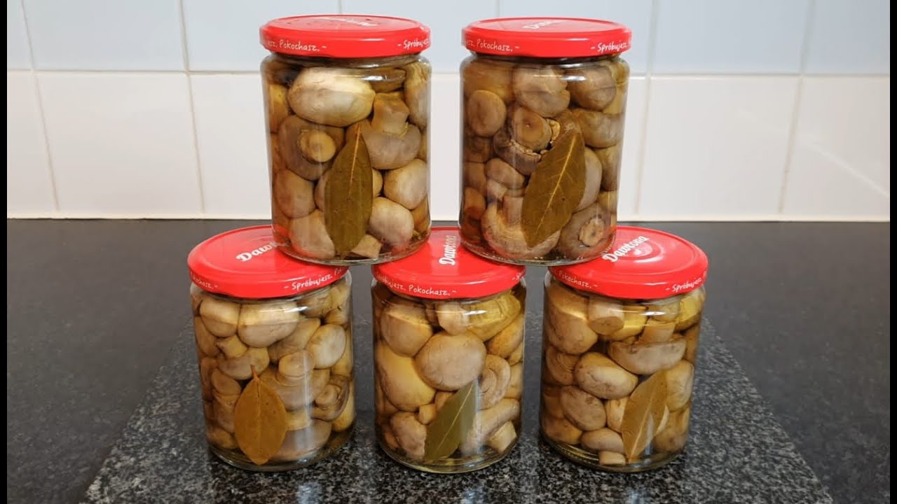 Ciuperci pentru iarna la borcan