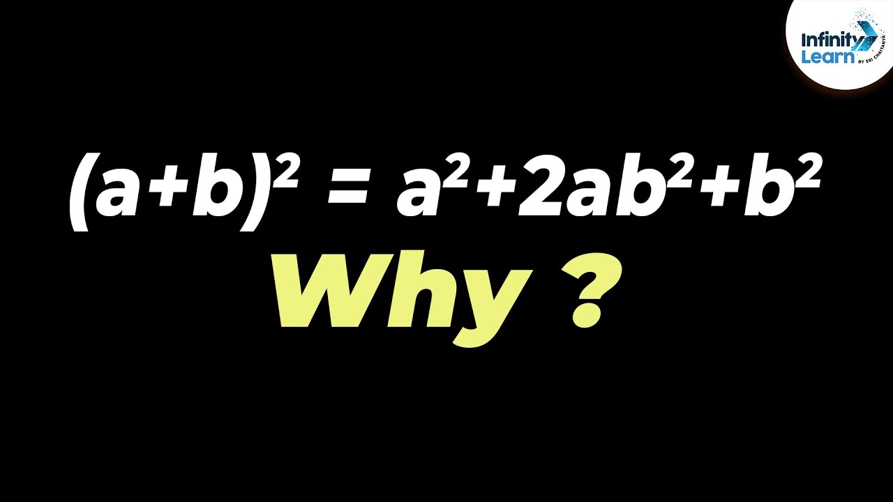 Why is (a + b)² = a² + 2ab + b² | One Minute Bites | Don’t Memorise
