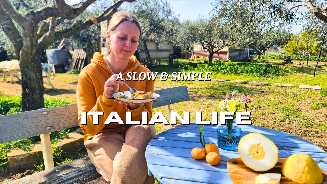 Simple Farm Life in Southern Italy: Spring, Garden & Marmalade Tart