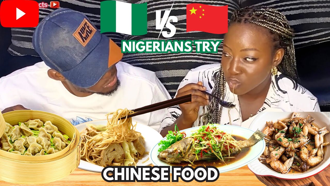 Not What We Anticipated: Picky Nigerians Try Chinese Food *Mukbang* |Phayte Effects
