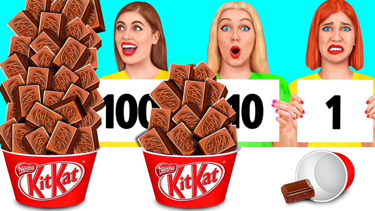 100 Слоев Еды Челлендж | Безумная Кулинарная Битва от Trend DO Challenge