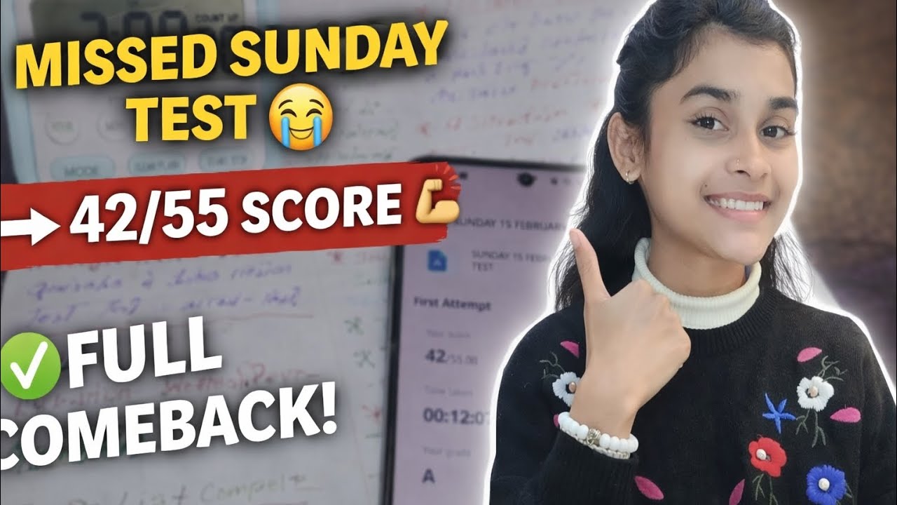 AIIMS BSc Nursing 2026 Aspirant 🔥 Sunday Test Missed But Comeback💪 Full PCB Revision + Test Review |