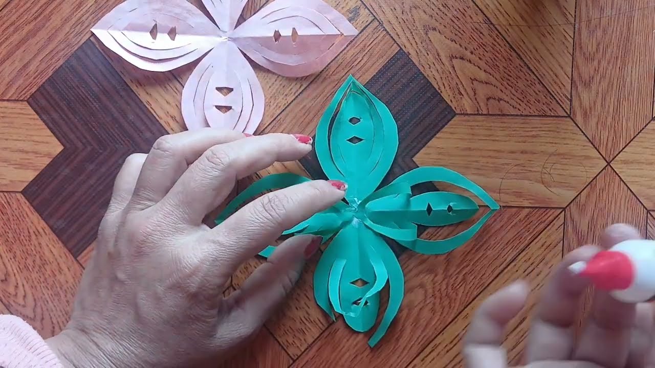 Easy Paper Flower /Paper Flower Making Idea/ Diy Flower craft #papercrafts#part 43
