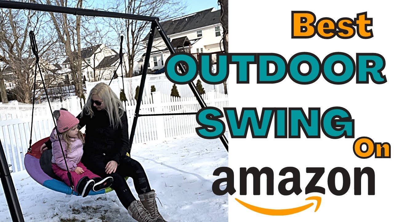 Best swing set on Amazon//Reviews//Trekassy swing set//Amazon finds//Outdoor fun//All season swing