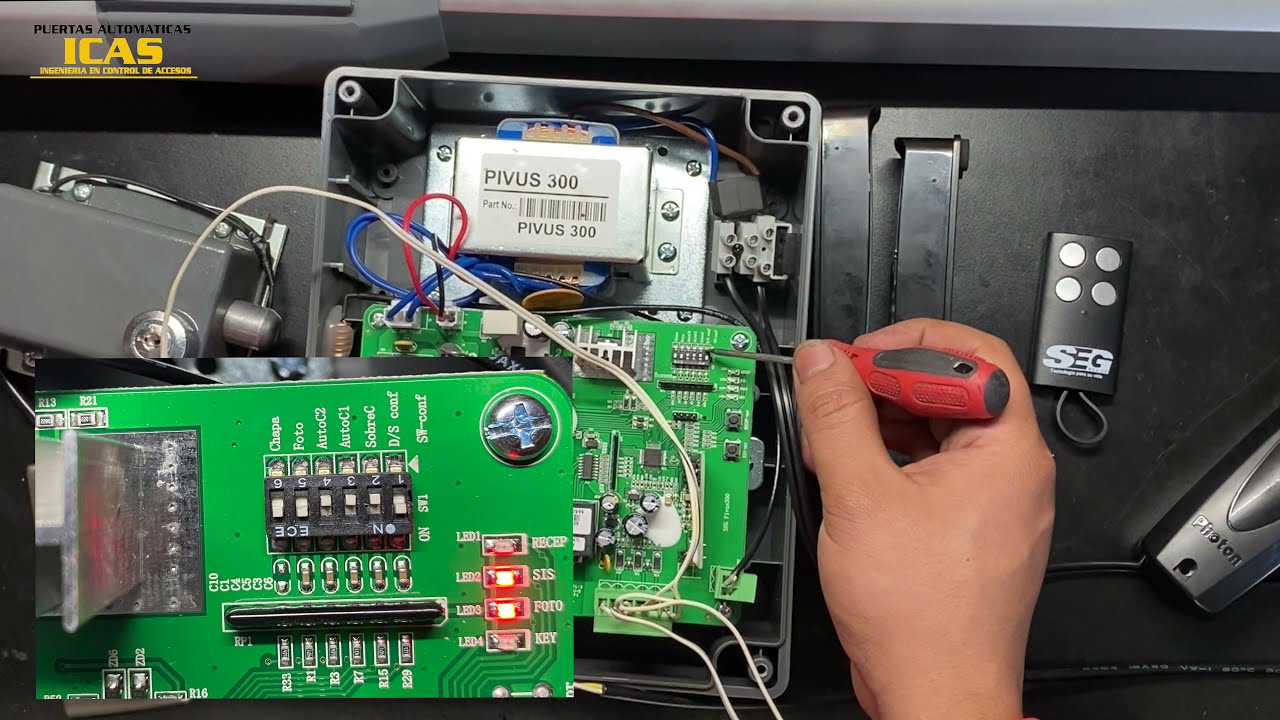 PISTONES PARA PUERTAS ABATIBLES PIVUS 300 Y PIVUS 250 - SEG - ICAS INGENIERIA