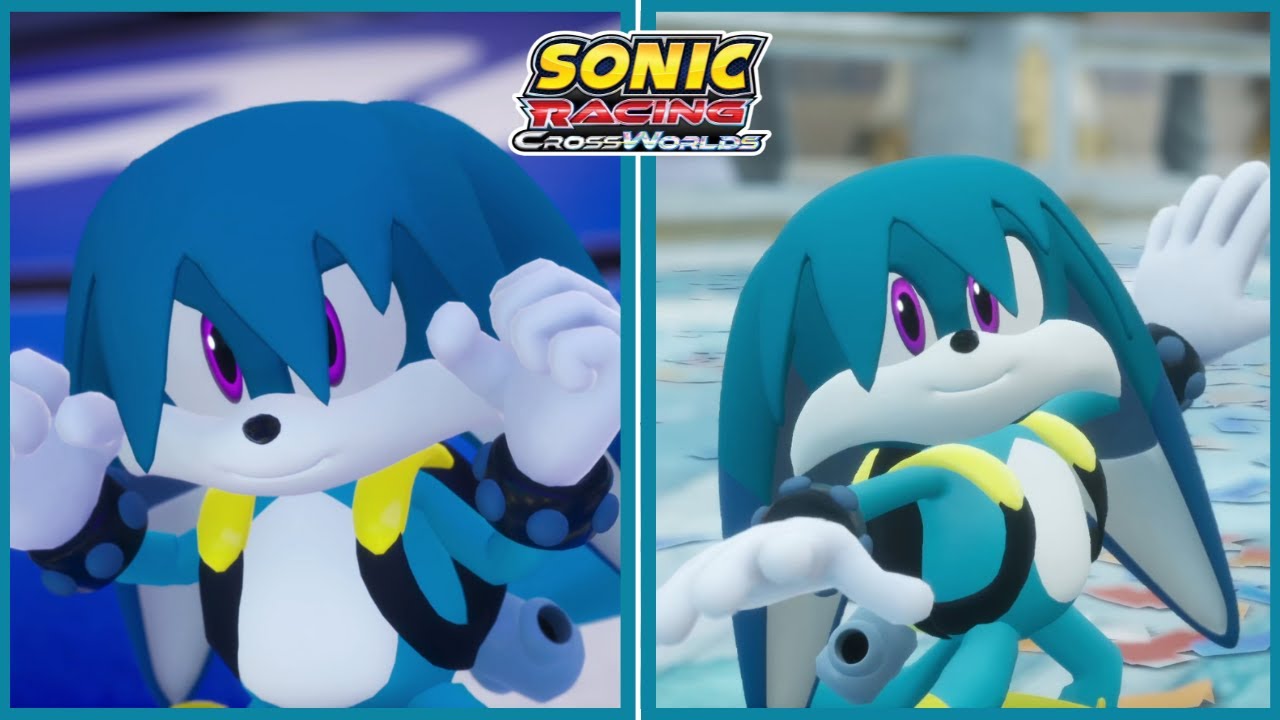 💦 (NEW VOICE LINES) Kitsunami the Fennec! - SONIC RACING: CROSSWORLDS (4K)