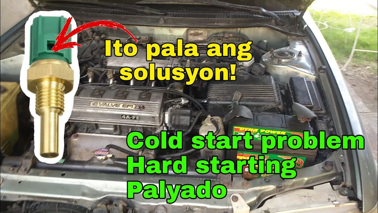 Toyota Bigbody Gli cold start problem and hard starting solve| Ae101/4afe