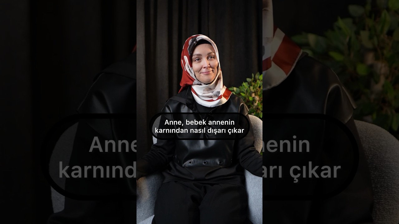 &ldquo;ANNE, BEBEK ANNENİN KARNINDAN NASIL &Ccedil;IKAR?&rdquo; #shorts #haticekubratongar