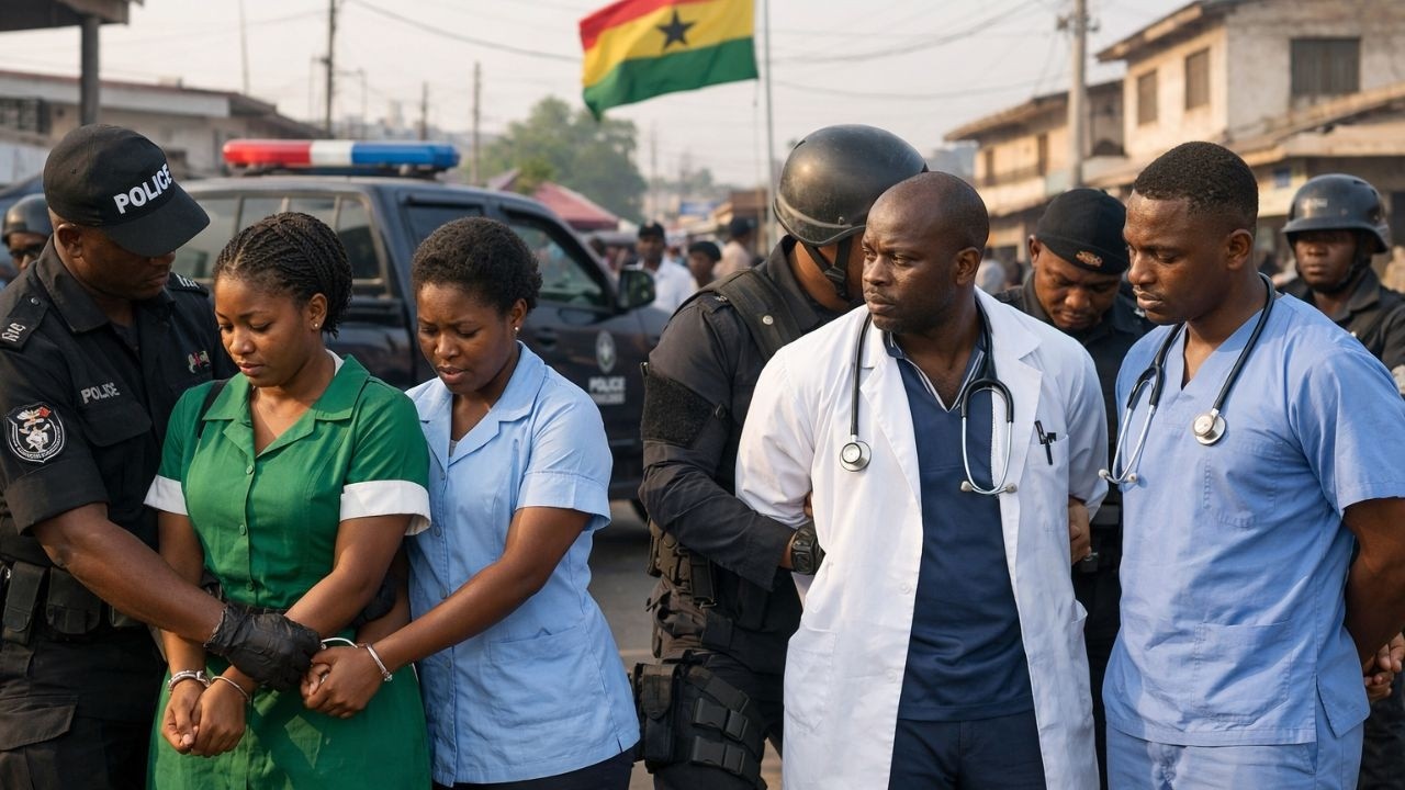2 nurses and 2 doctors interdicted by Korle bu after gov't begins investigations into death of man