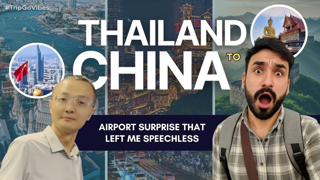 Back to China -  The Airport Surprise That Left Me Speechless -  Arsalan Shar | TripGo Vibes