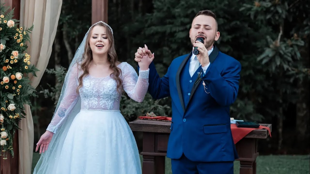 NOIVO CANTANDO LOUVOR NO CASAMENTO | LOUVOR e ADORAÇÃO no CASAMENTO