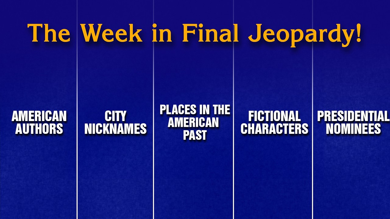 A Week in Final Jeopardy!: 4/14/25-4/18/25 | JEOPARDY!