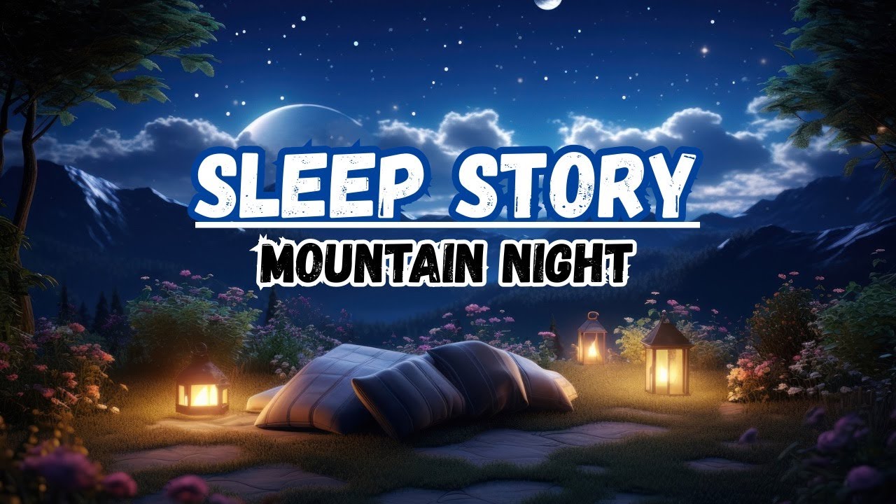 Mountain Night Sleep Story 😴&ndash; Deep Relaxation in the Silent Peaks | 1 Hour #bedtimestory #sleep