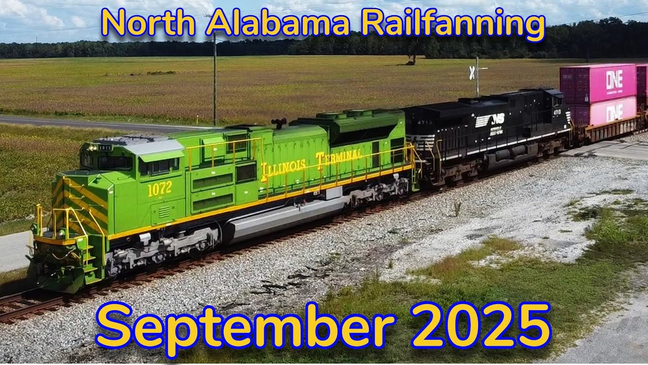 Action Packed September of Railfanning Across North Alabama - September 2025 Highlights