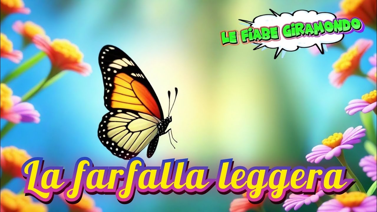 LA FARFALLA E LA SUA LEGGEREZZA 🦋 Storia in  rima | Favola con morale 📖